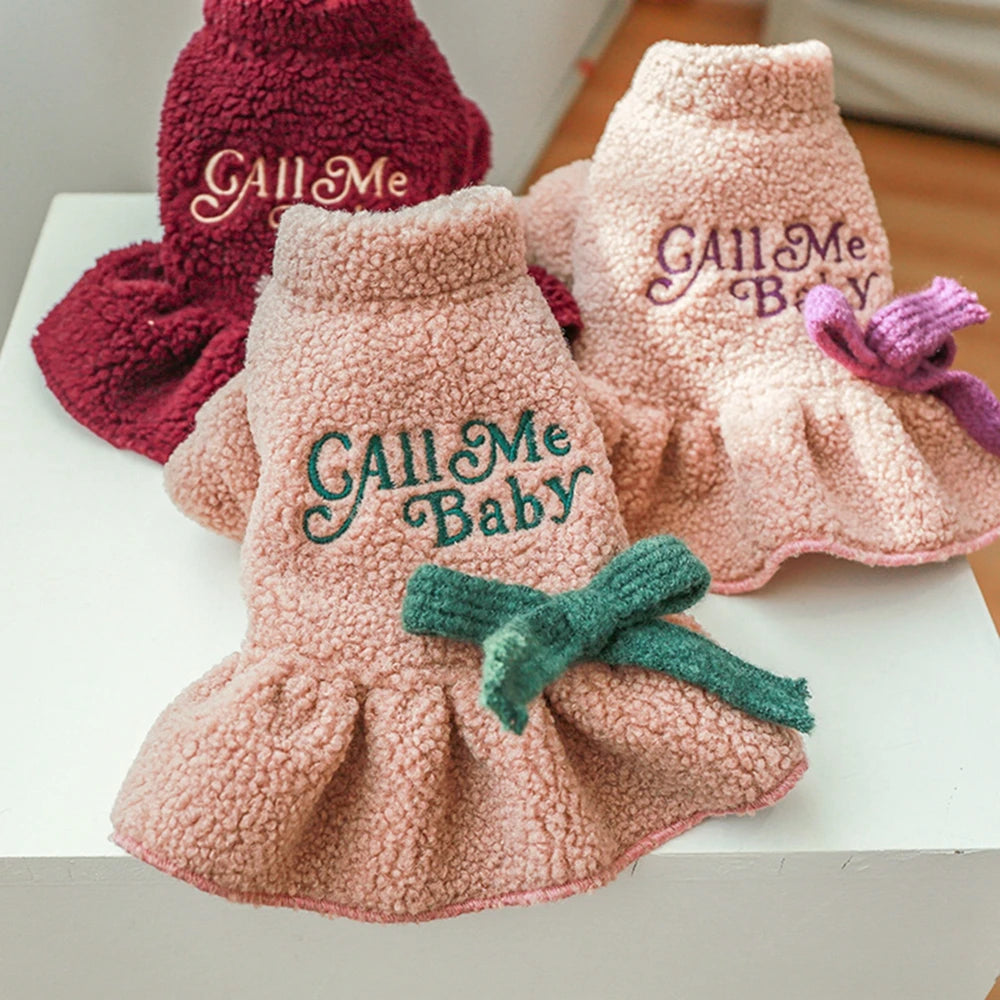 Pet Princess Skirt Bowknot Dress