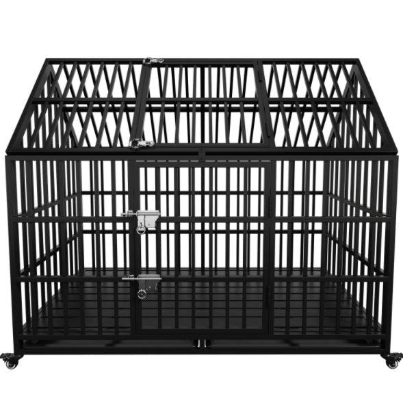 54 inch Heavy Duty Dog Crate for Large Dogs by VetsPetStore