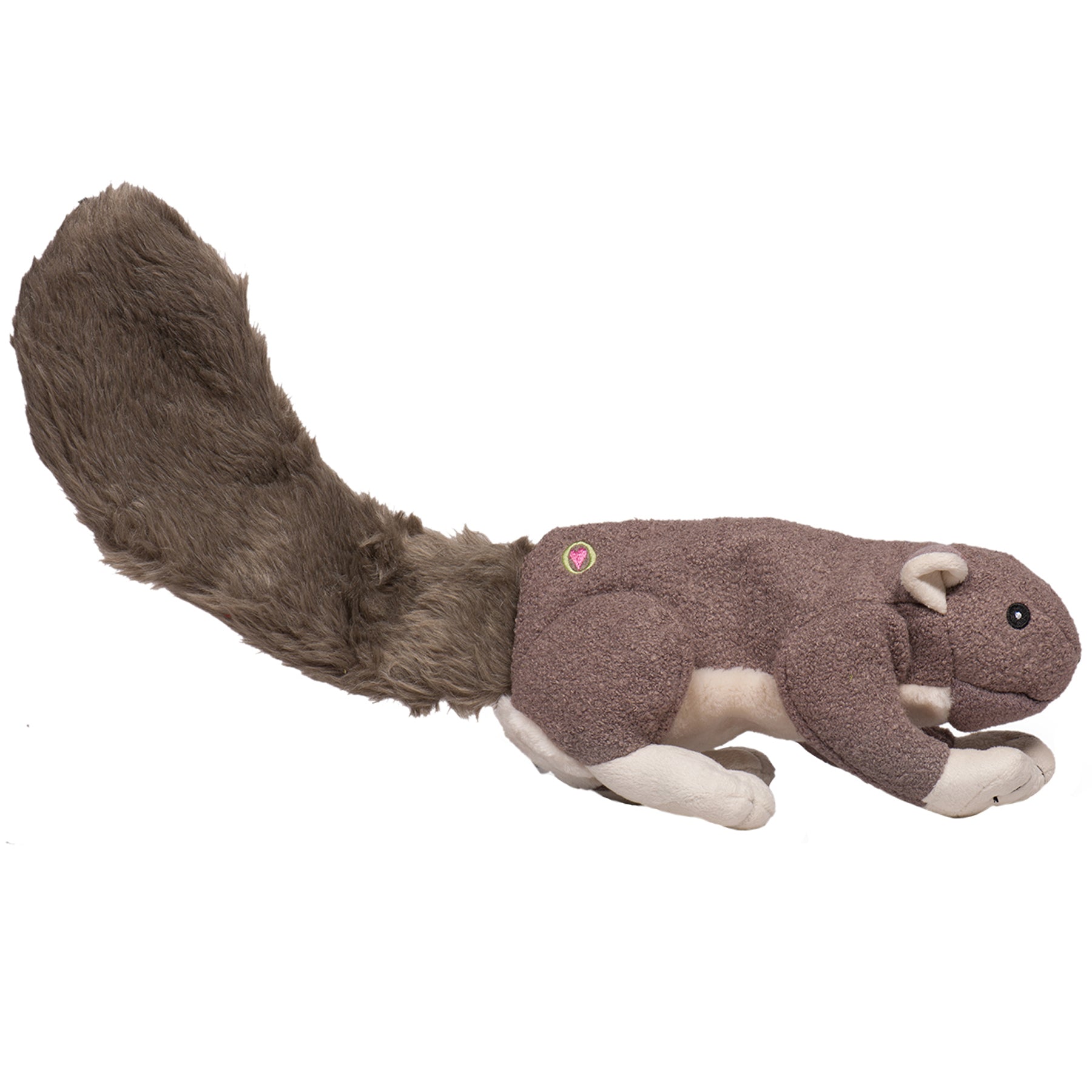 Feller Squirrel Plush Dog Toy by HuggleHounds