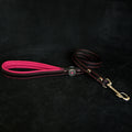 ''Bijou'' leather lead pink by Bestia Dog Gear
