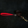 ''Bijou'' leather lead red by Bestia Dog Gear