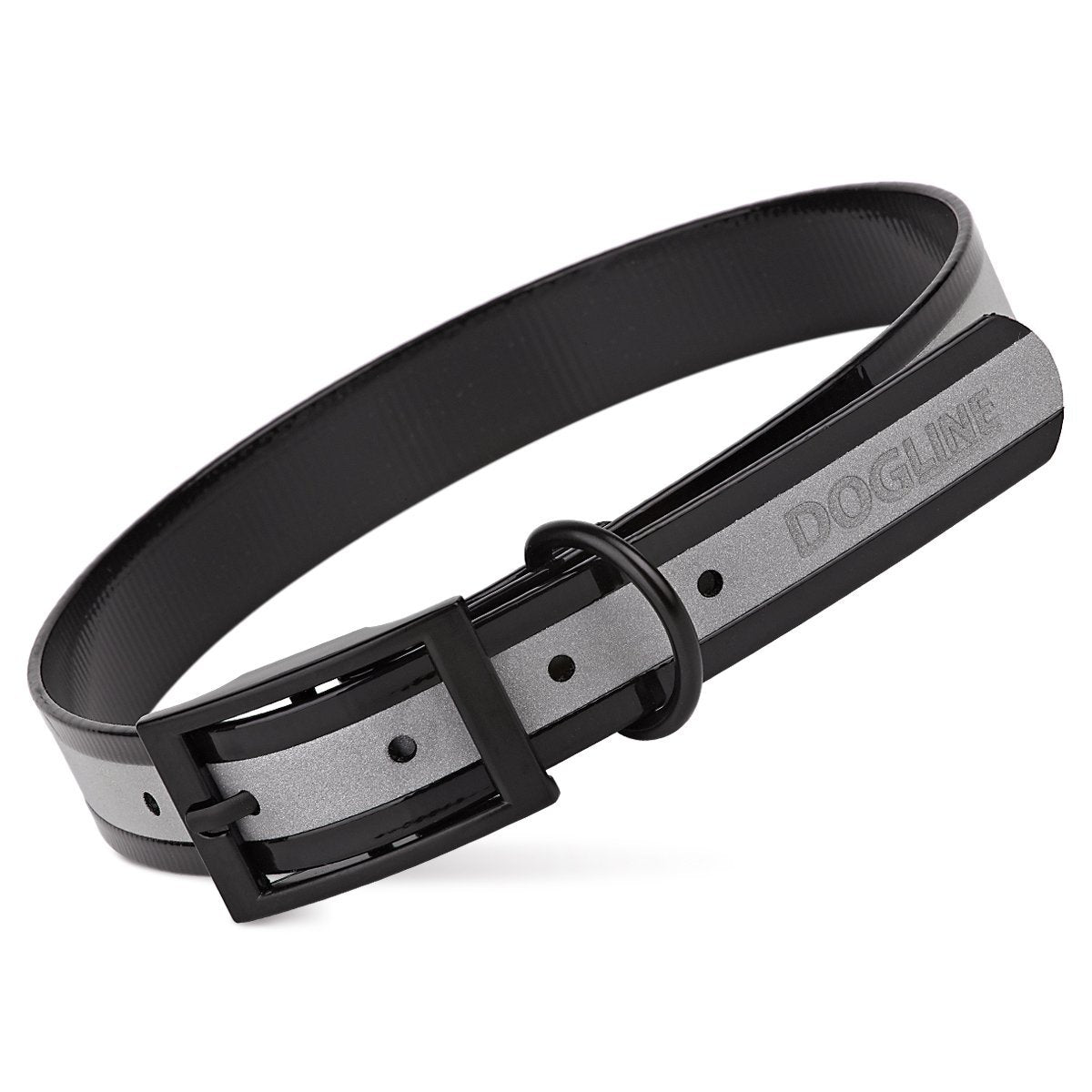 Biothane Translucent Reflective Dog Collar by Dogline
