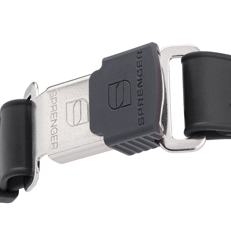 Herm Sprenger - ClicLock Safety Fastener for Flat-Style Collars - Stainless Steel by Dogline