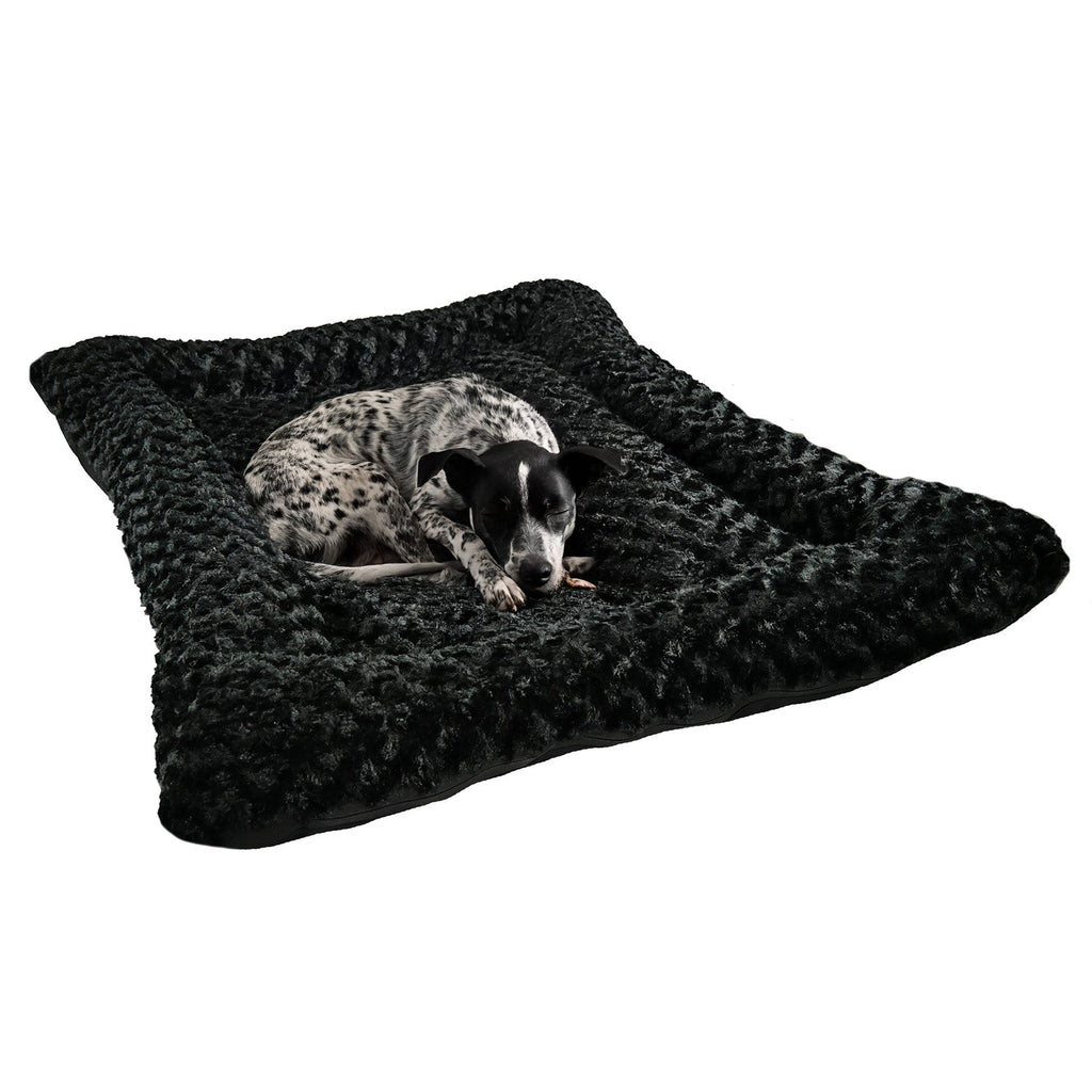 Dog Bed - Rectangle Bolstered Furvana™ 'Cloud' by American Dog