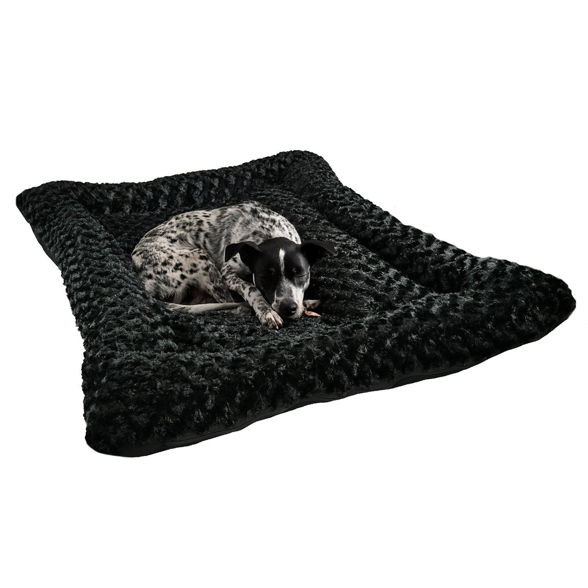 Dog Bed - Rectangle Bolstered Furvana™ 'Cloud' by American Dog