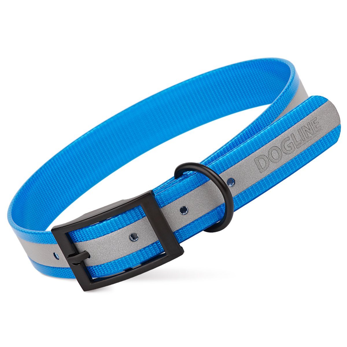 Biothane Translucent Reflective Dog Collar by Dogline