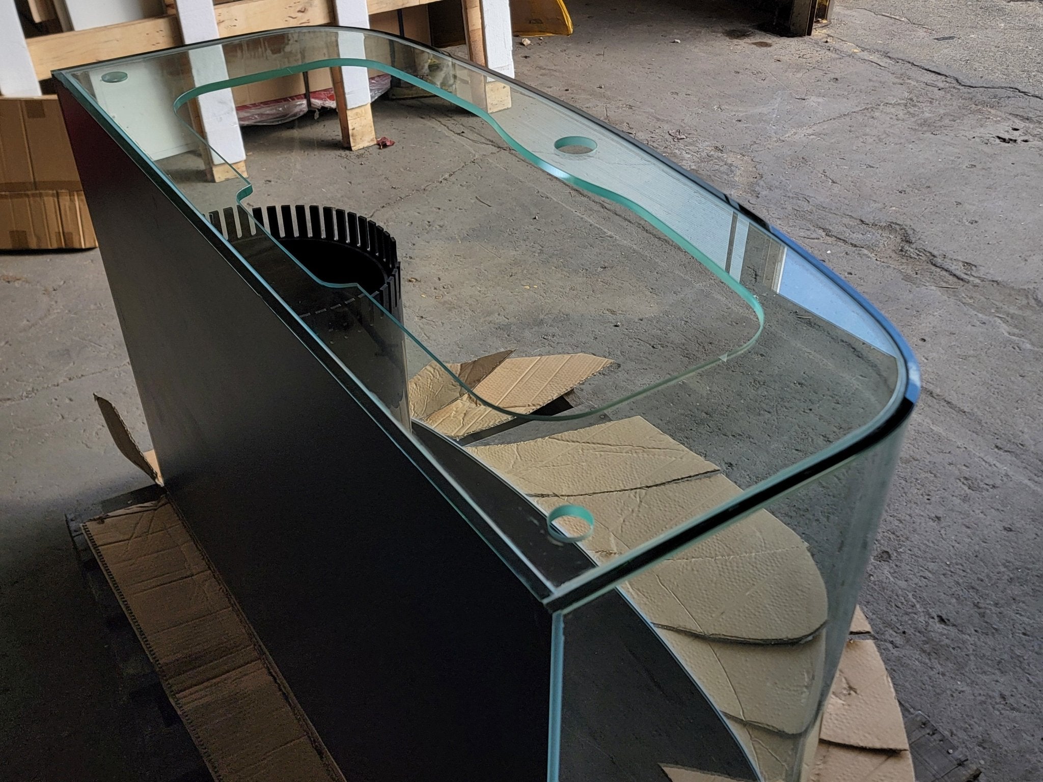 Glass Bowfront by AQUA VIM