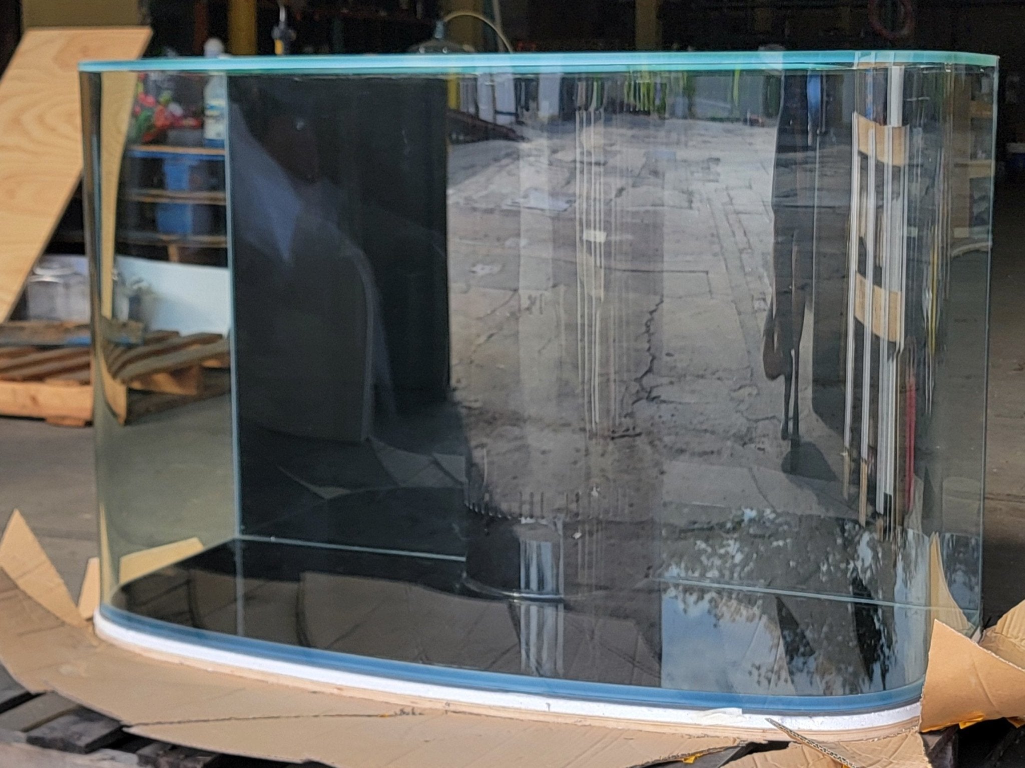 Glass Bowfront by AQUA VIM