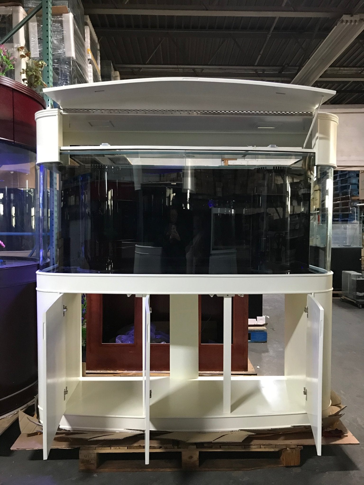 Glass Bowfront by AQUA VIM