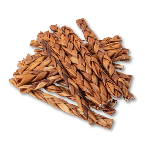 All-Natural Braided Collagen Stick Dog Treats, Supports Joint, Skin & Coat Health – 12-Inch Standard (25/Case) by American Pet Supplies