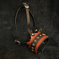 The "Balteus" leather muzzle BROWN by Bestia Dog Gear