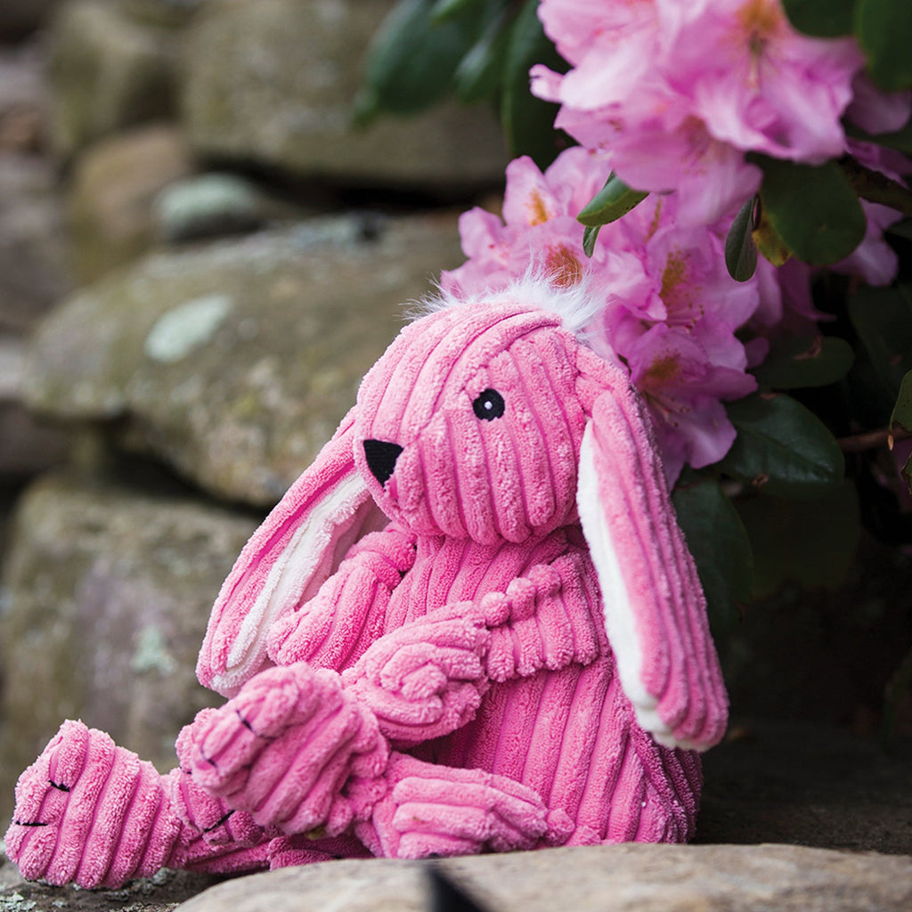 Bitsy Bunny Knottie® Plush Dog Toy by HuggleHounds