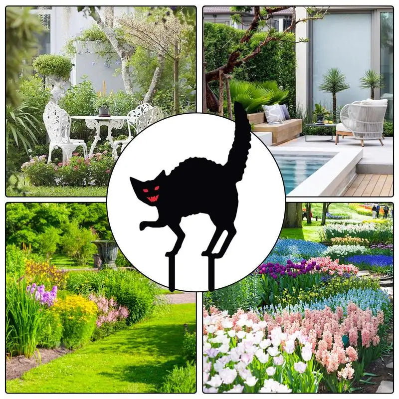 Cat Yard Decoration Garden Stakes by Love My Pet