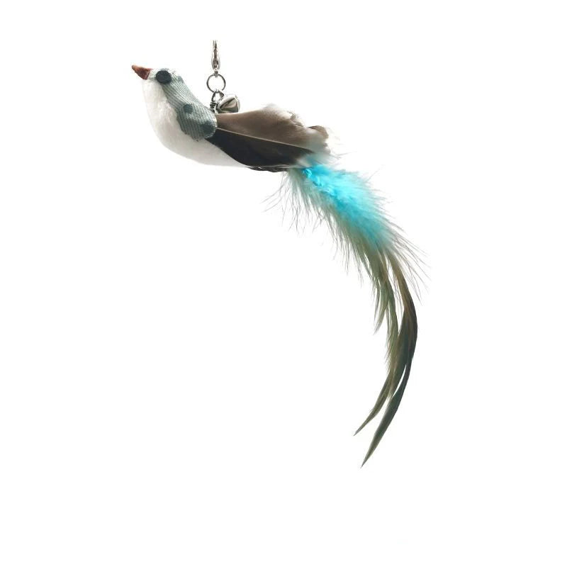 Interactive Cat Toy Feather Bird with Multiple Options by Love My Pet