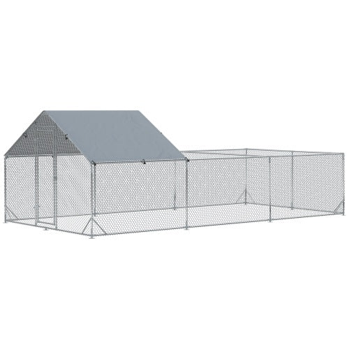 Large Metal Chicken Enclosure With Waterproof And UV Cover