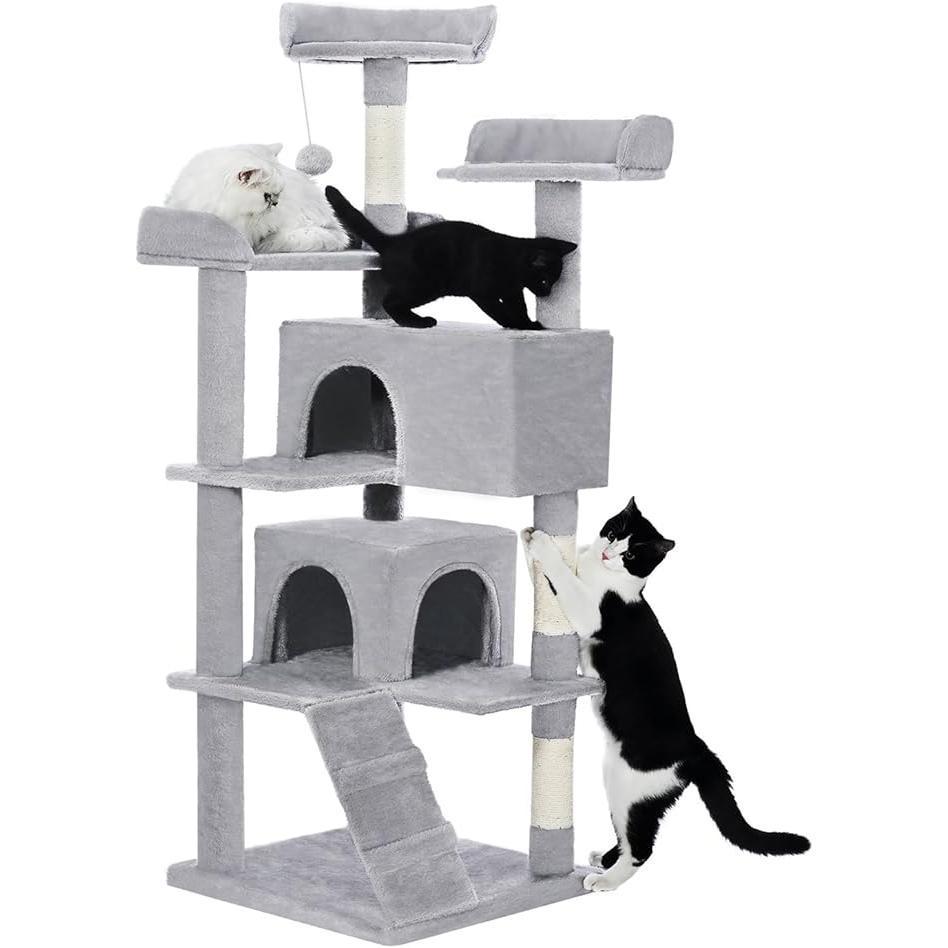 Cat Tree With 2 Apartments Cat Activity Center by VetsPetStore