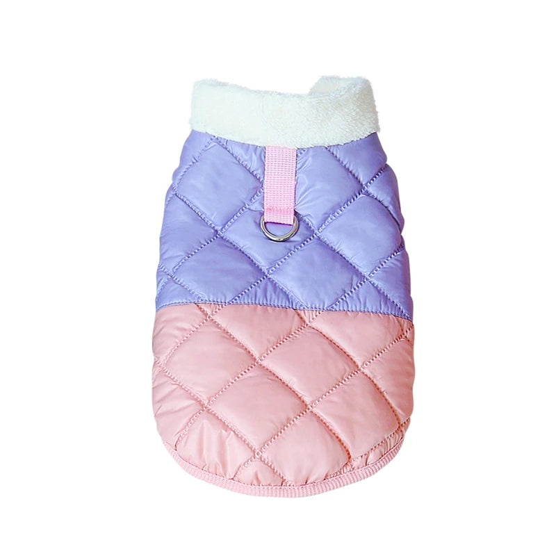 Winter Warm Dog Jacket, Windproof Fur Collar by Love My Pet