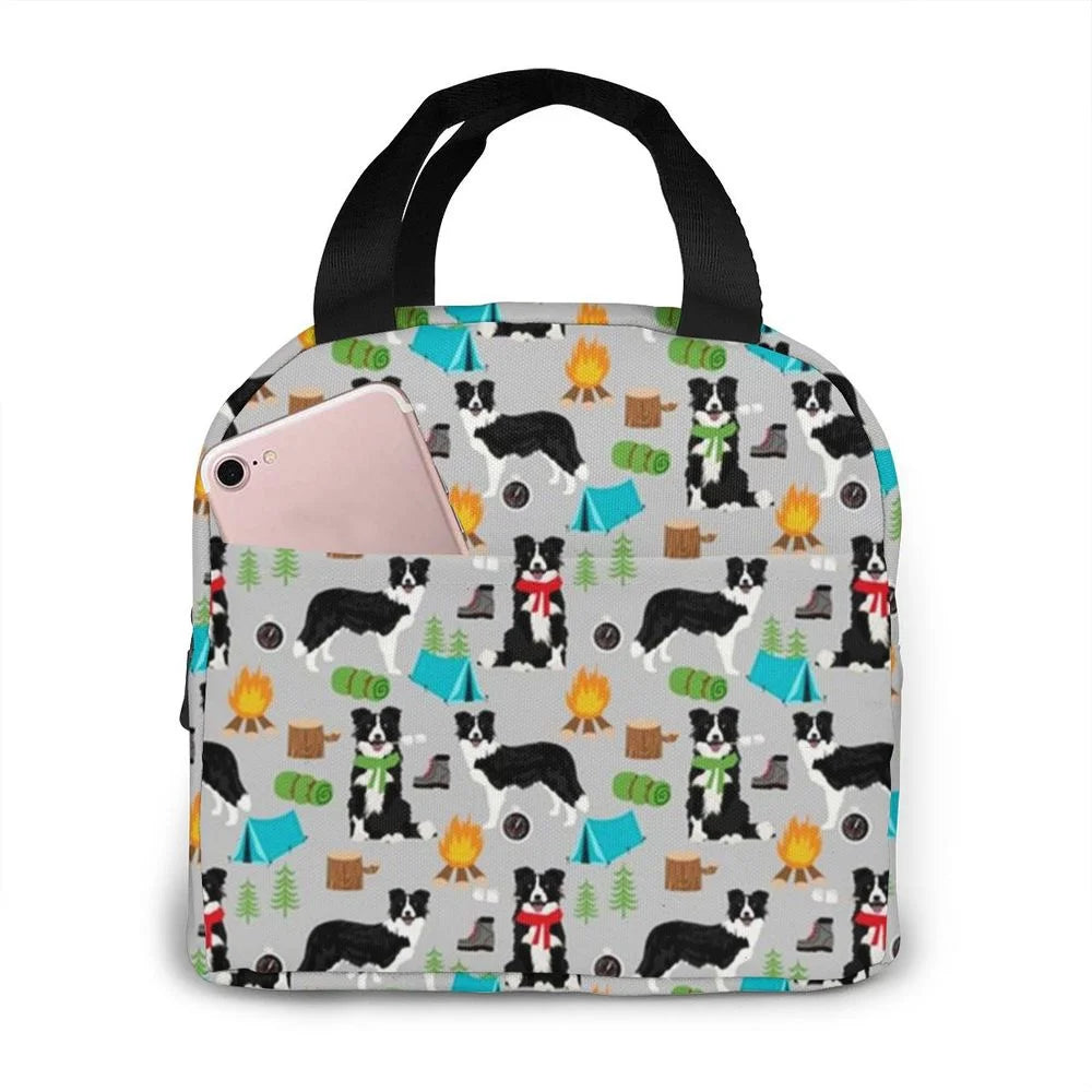 Border Collie Insulated Lunch Bag Many Designs by Love My Pet