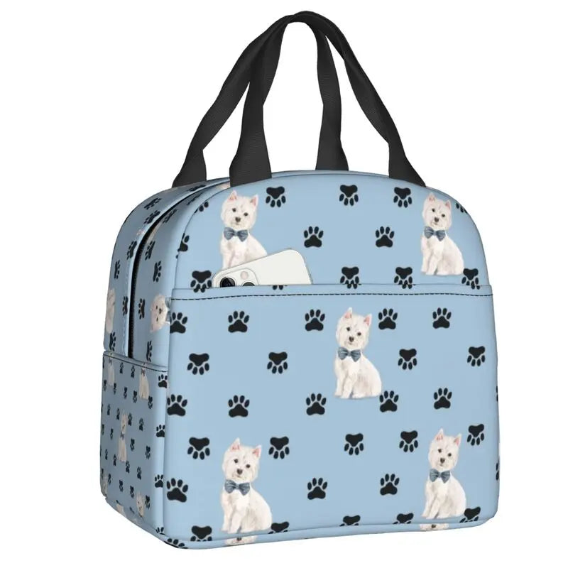West Highland White Terrier Dog Thermal Insulated Lunch Bag by Love My Pet