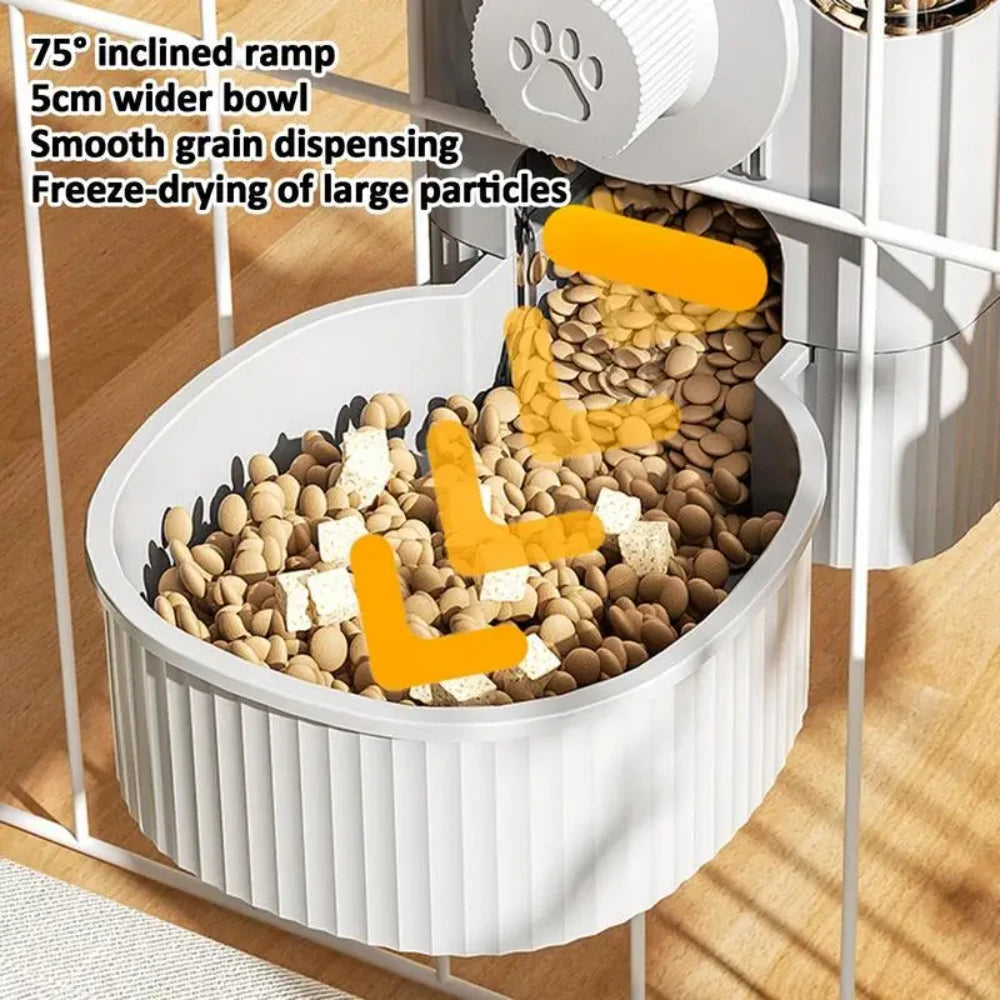 Hanging Water And Food Dispenser by Love My Pet