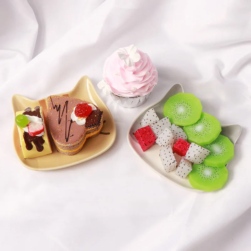 Cute Cat Ceramic Tableware Set