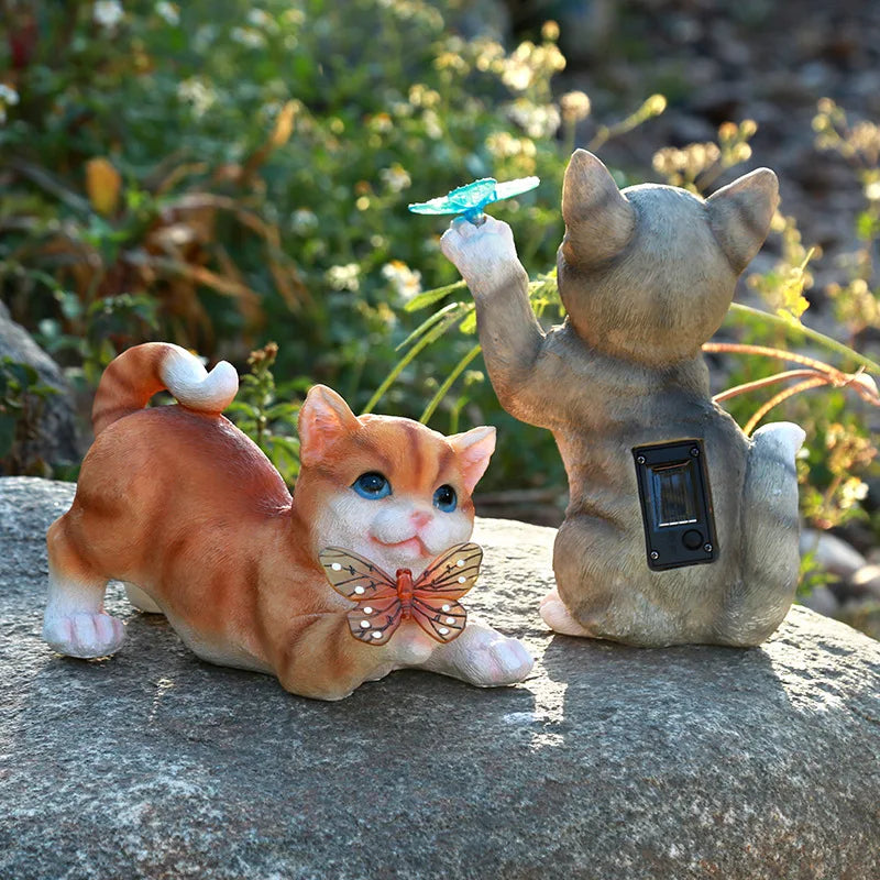 Solar Garden Lawn Animal Sculptures by Love My Pet
