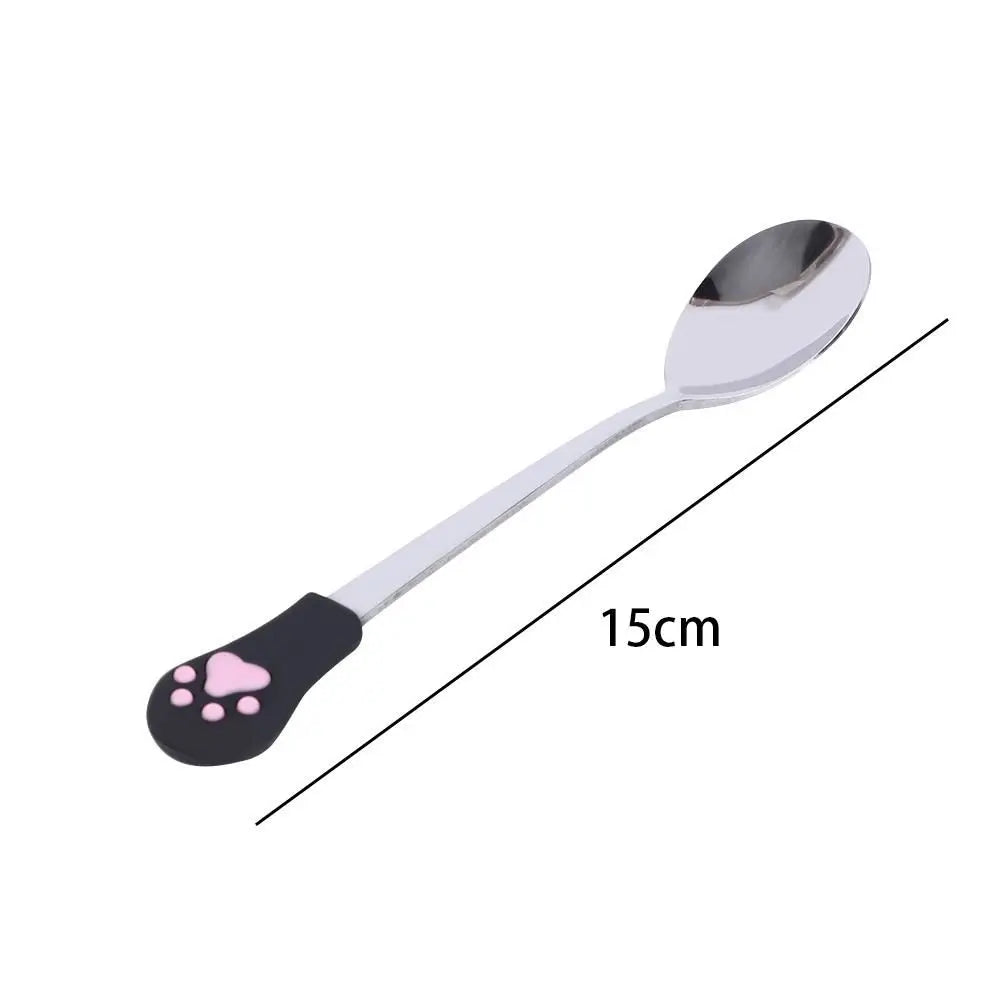 Stainless Steel Cat Paw Spoons by Love My Pet