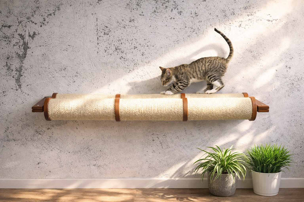 Horizontal Scratching Post for Cats by Catastrophic Creations