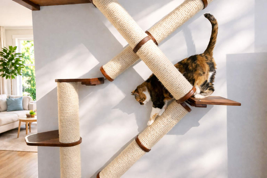 Slanted Cat Scratcher for Wall by Catastrophic Creations