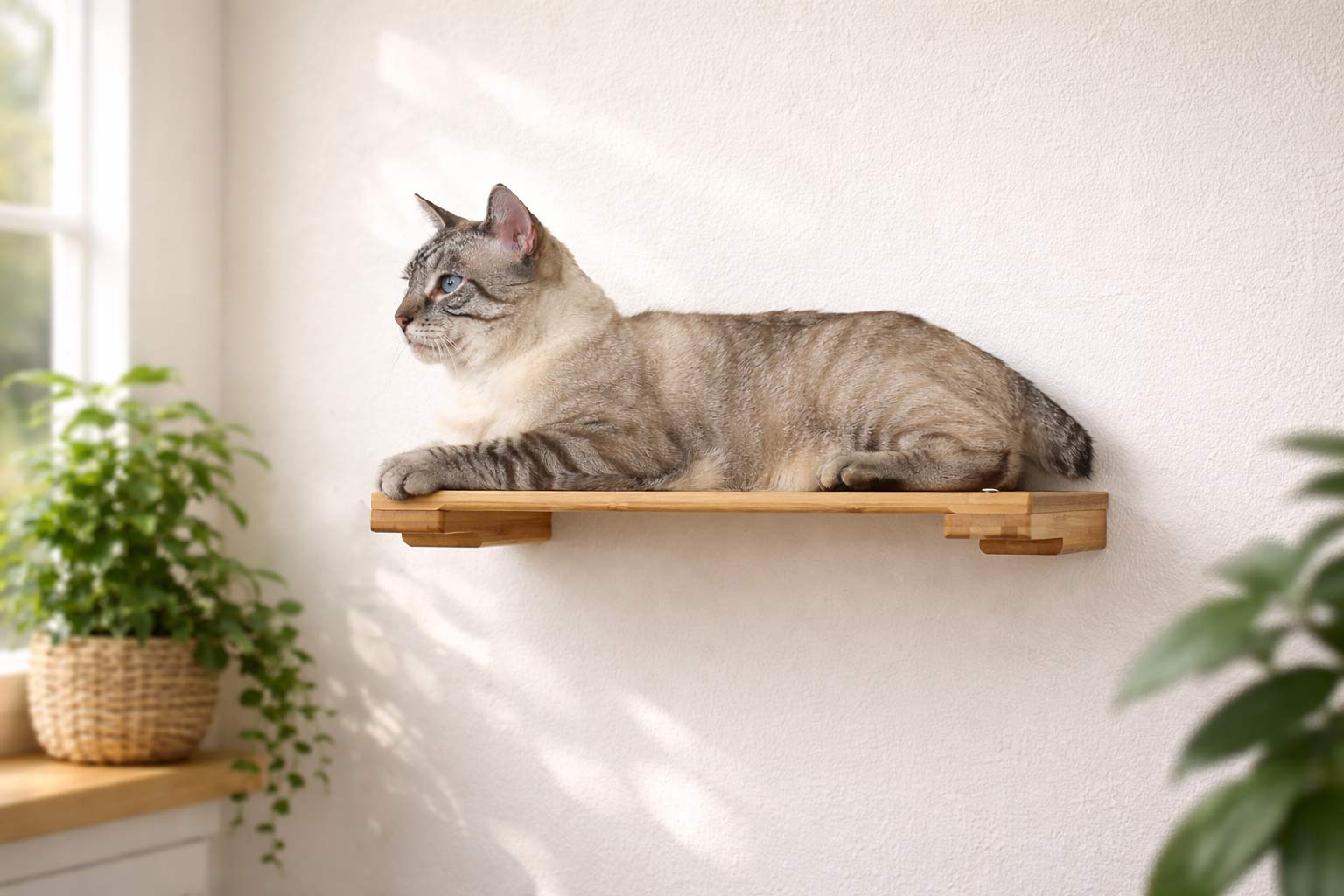 Wall Mounted Cat Shelf by Catastrophic Creations