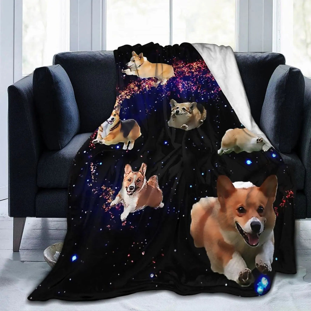 Soft Plush Flannel Blanket for Couch or Bed by Love My Pet
