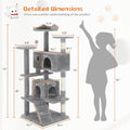 Cat Tree Multi-level With Sisal Grab Post