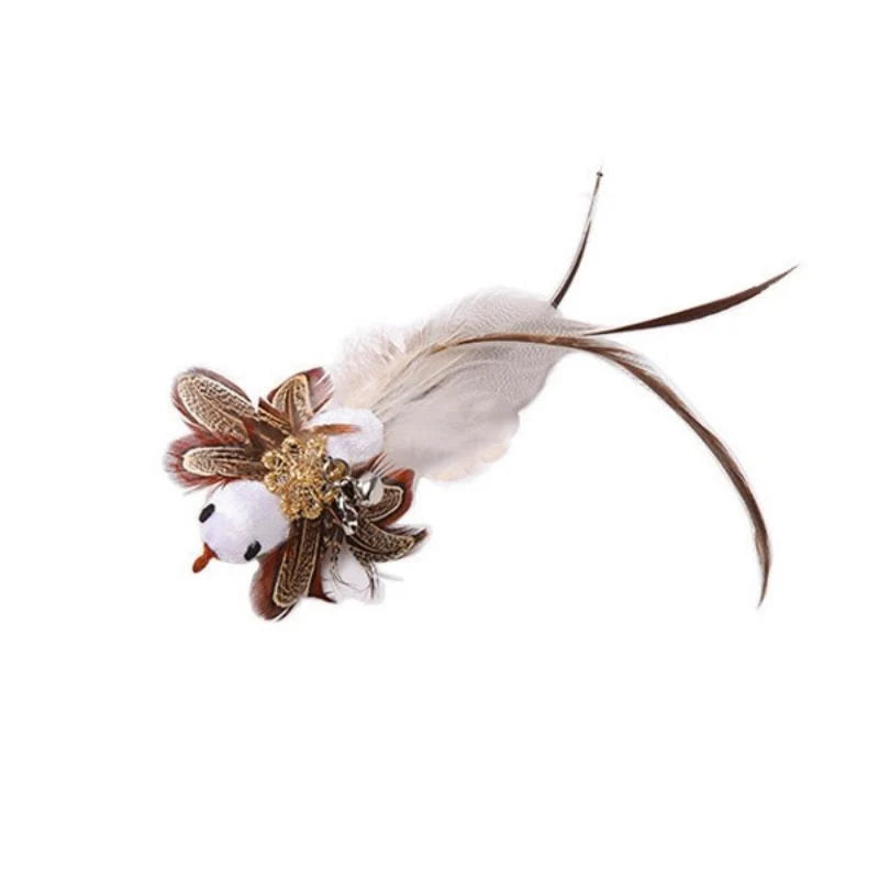 Interactive Cat Toy Feather Bird with Multiple Options by Love My Pet
