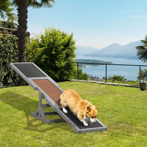 Wooden Dog Agile Seesaw For Training And Exercise, Platform Equipment Running Game Toys by Love My Pet