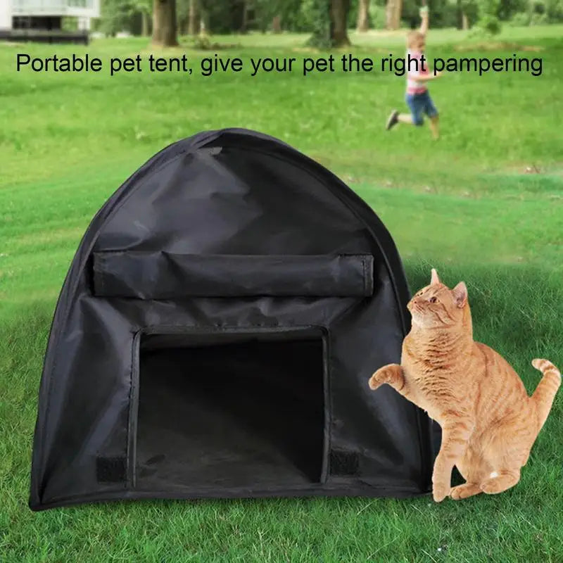 Foldable Breathable Outdoor Pet House by Love My Pet