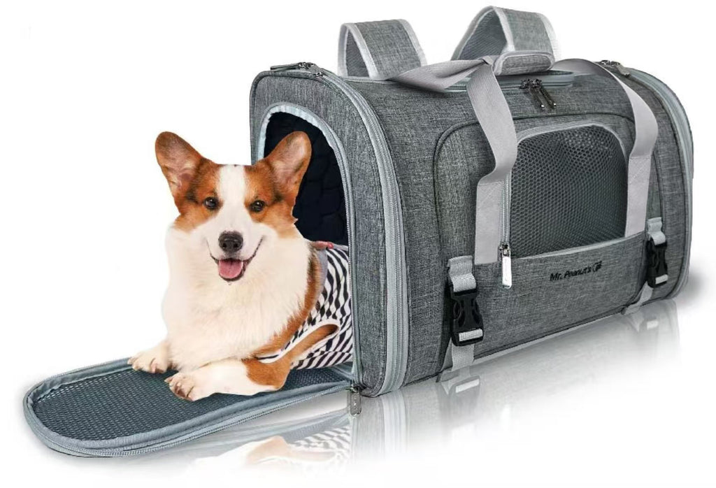 Mr. Peanut's Monterey Series Airline Compliant Horizontal Backpack Pet Carrier by Mr. Peanut's Pet Carriers