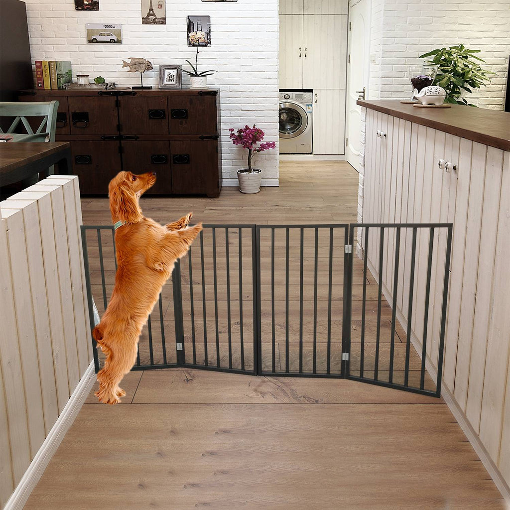 Pet Gate - Dog Gate For Doorways, Stairs, Folding