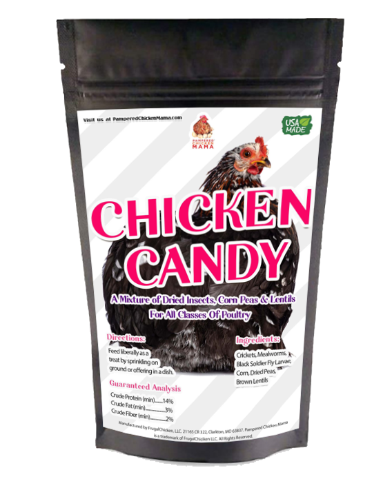 Chicken Candy Treat For Chickens: BloomGrubs, Mealworms, Crickets, Corn, Peas, & More! by Dahlia Pets