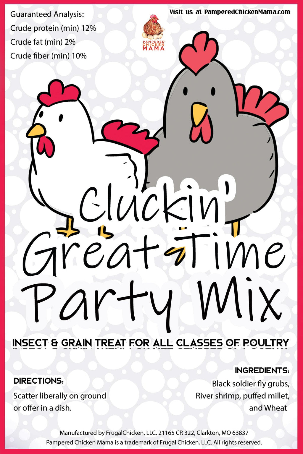 Cluckin Great Time Textured Treat To Encourage Foraging by Dahlia Pets