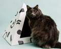 Doodle Cardboard Cat Pyramid by KittyKardboard