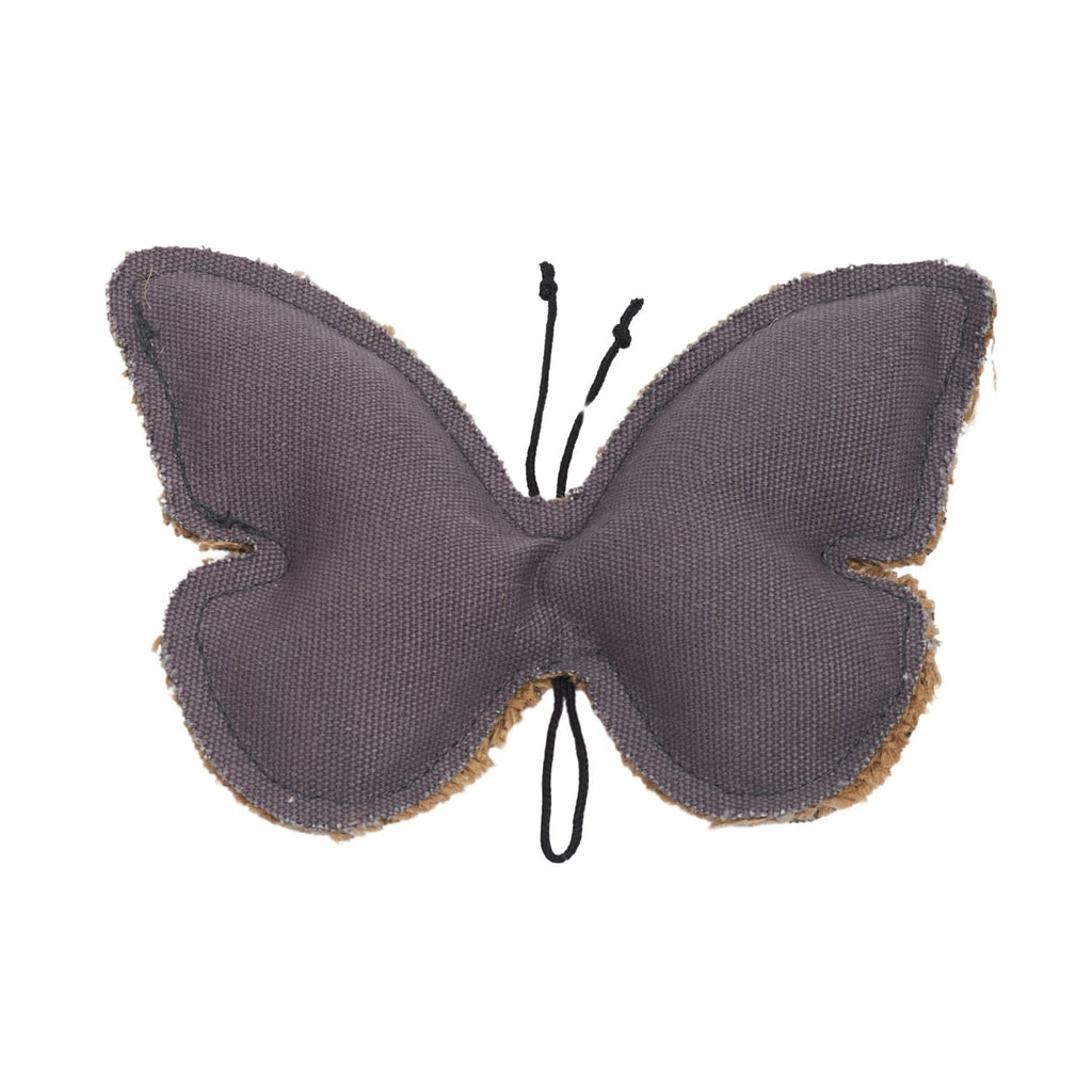 Country Living Canvas & Jute Butterfly-Shaped Dog Chew Toy – Durable, Safe and Non-Toxic by American Pet Supplies