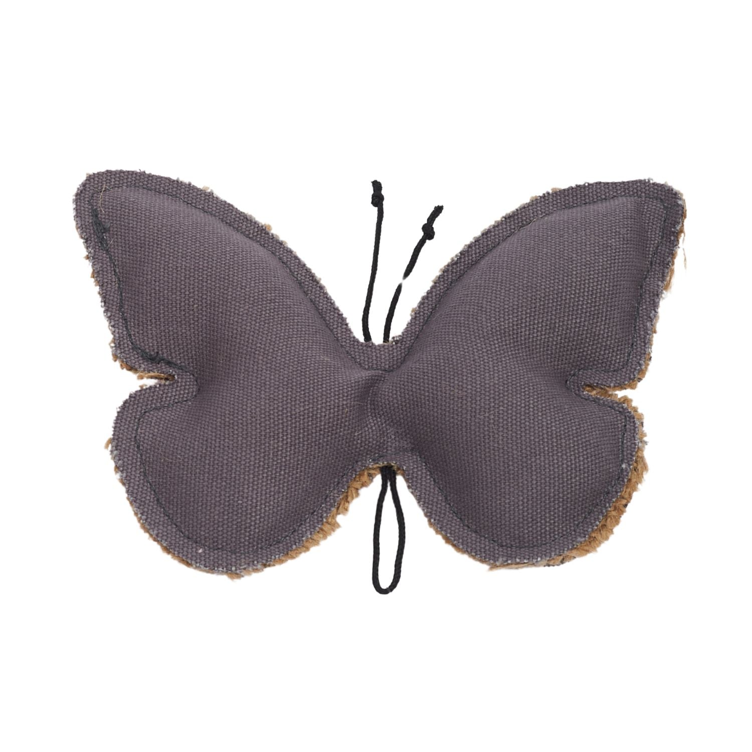 Country Living Canvas & Jute Butterfly-Shaped Dog Chew Toy – Durable, Safe and Non-Toxic by American Pet Supplies
