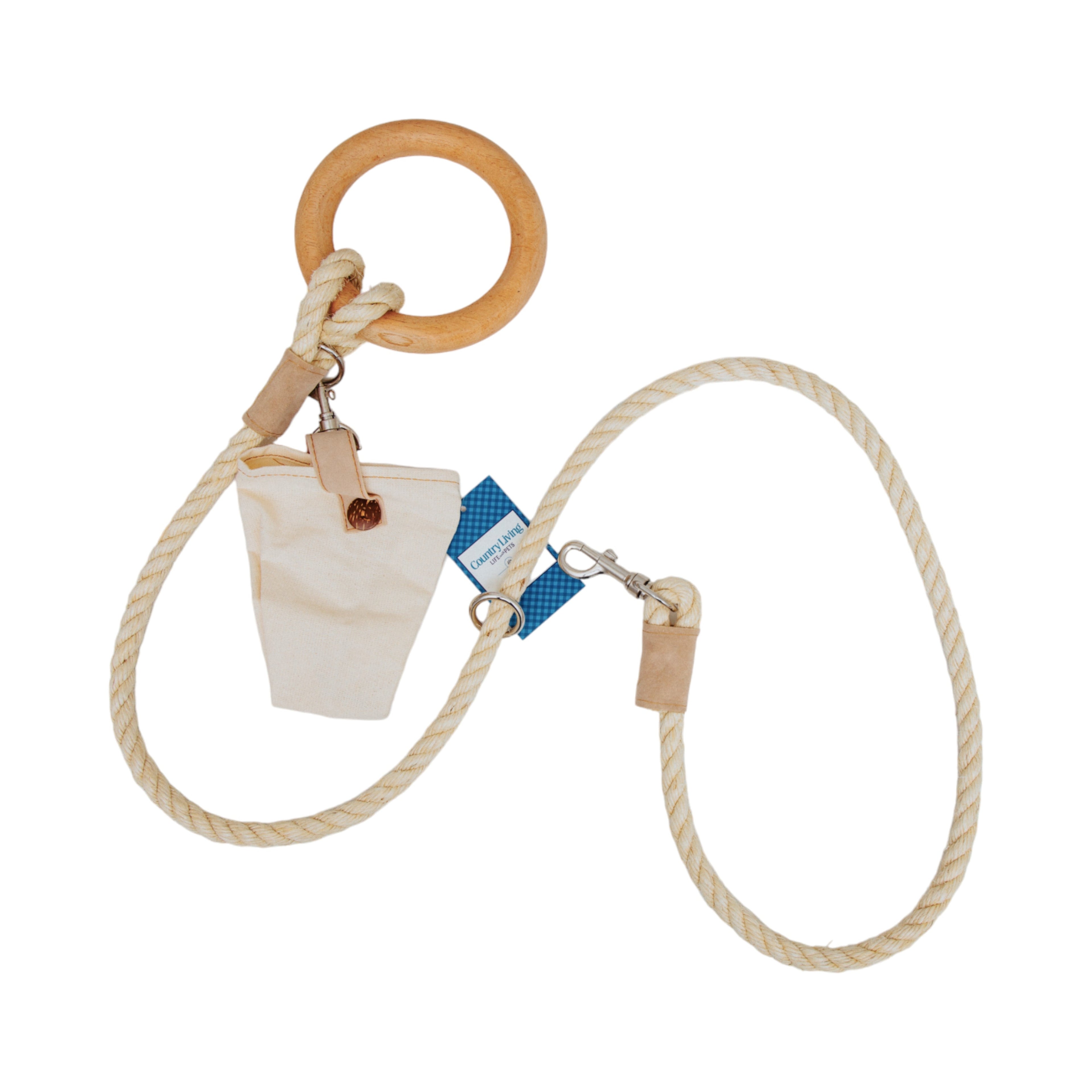 Country Living Carbon Neutral Dog Leash with Small Storage Bag by American Pet Supplies