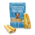 Country Living 5”-7” Cow Tails Dog Chews – 10 Count Bag – All-Natural, Single-Ingredient, Long-Lasting Beef Chews – High-Protein, Grain-Free – Promotes Dental Health by American Pet Supplies