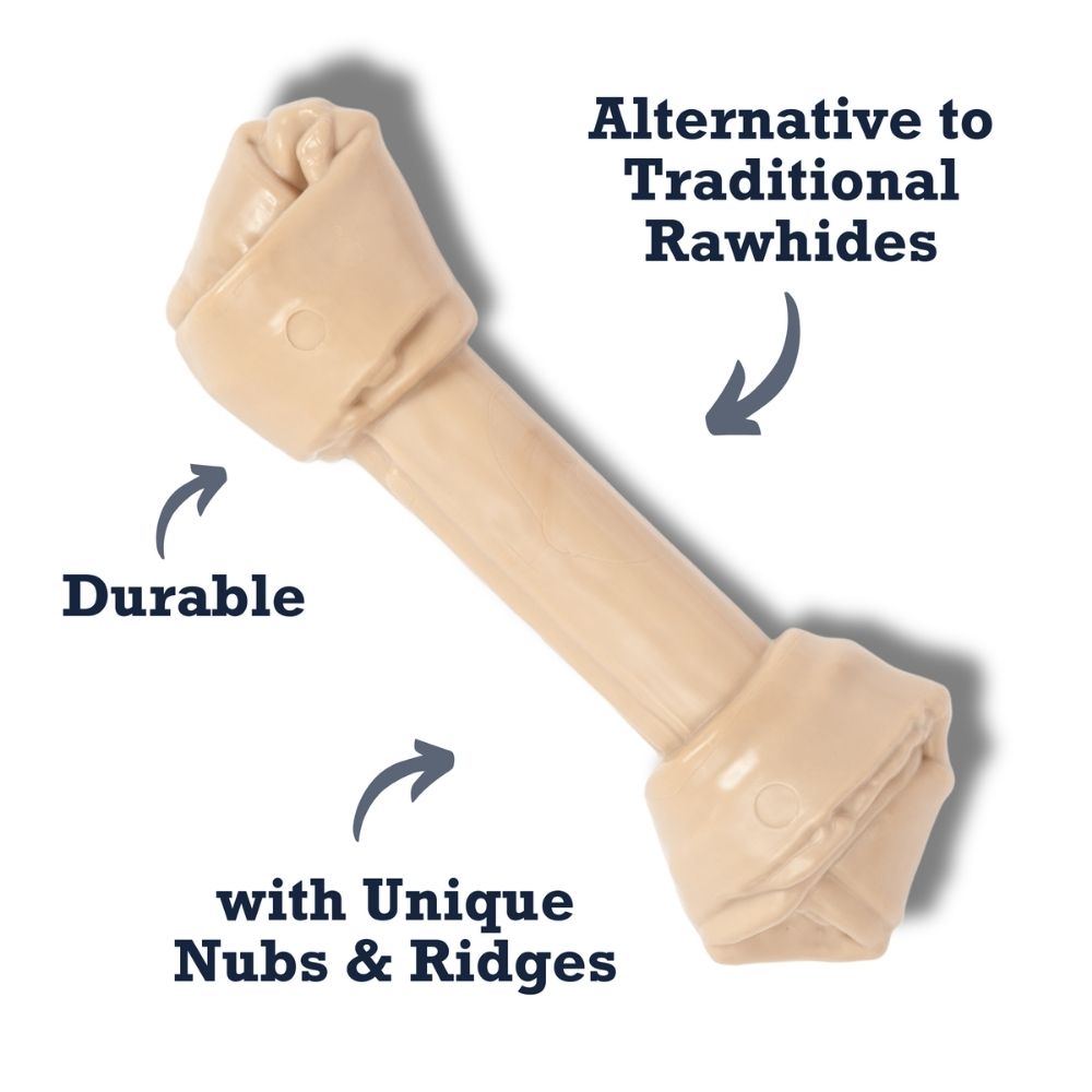 Country Living Nylon Bone Dog Chew Toy – Durable Rawhide-Shaped by American Pet Supplies