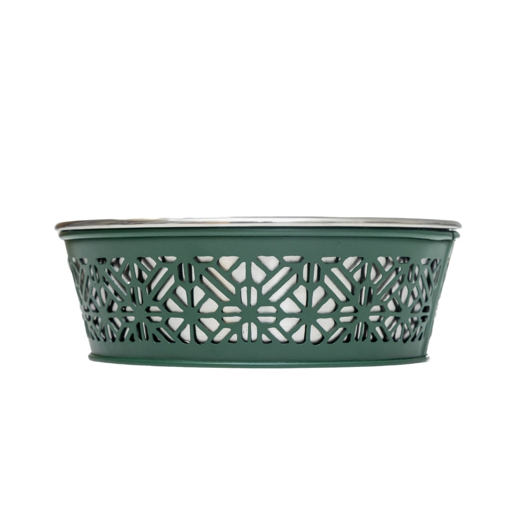Country Living Set of 2 Stainless Steel Dog Bowls – Farmhouse Style, Ideal for Small to Medium Dogs by American Pet Supplies