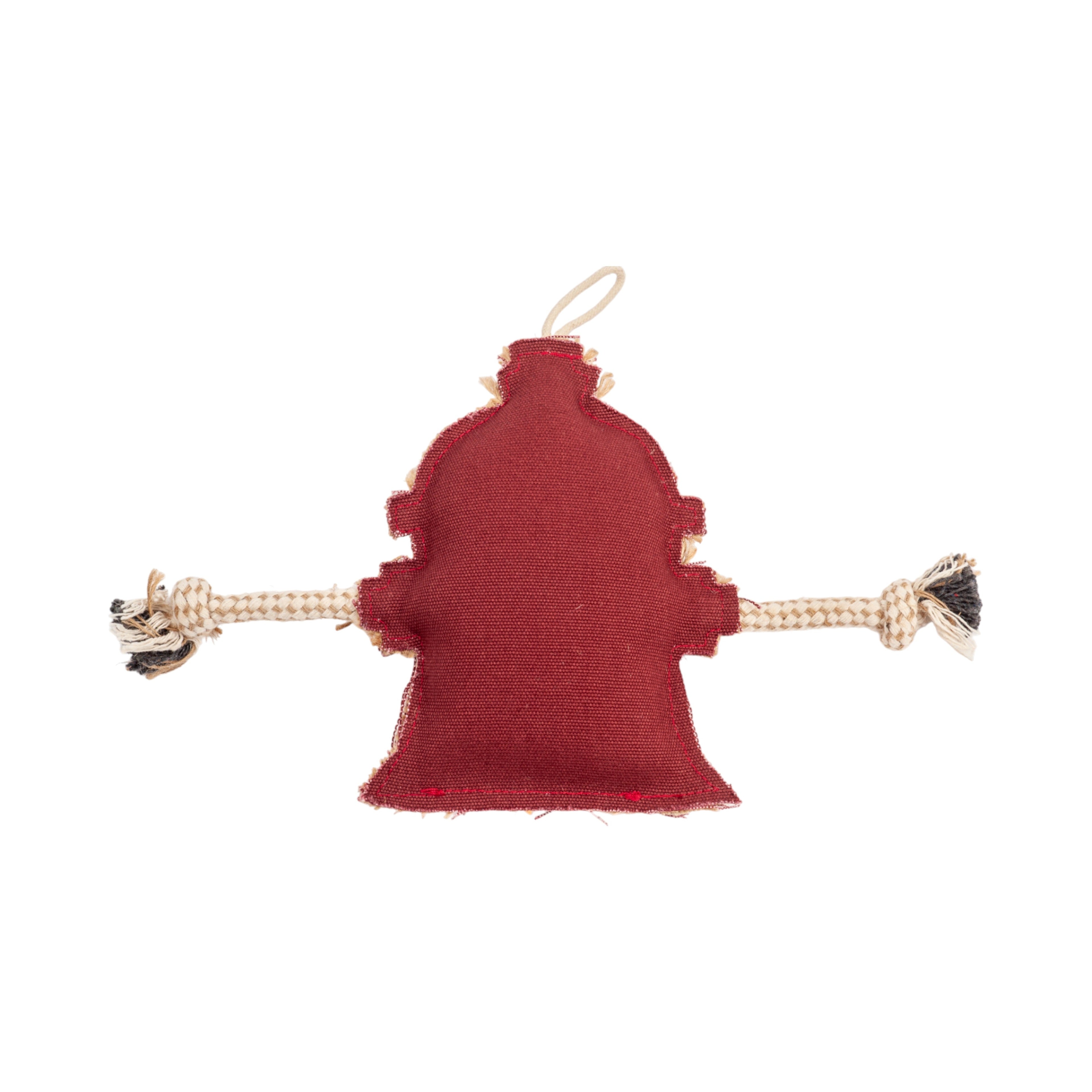 Country Living Canvas & Jute Fire Hydrant Dog Chew Toy – Durable, Safe and Non-Toxic by American Pet Supplies