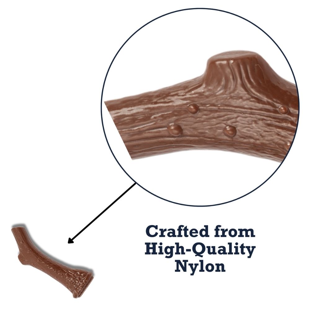 Country Living Nylon Antler Dog Chew Toy – with Natural Chicken Flavor by American Pet Supplies
