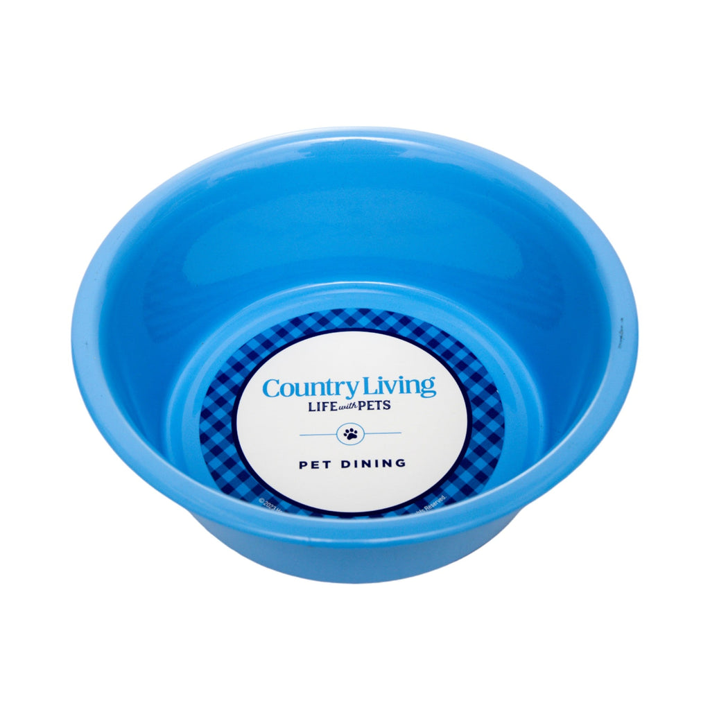 Country Living Set of 2 Coated Stainless Steel Heavy Dog Bowls - Ideal for Medium to Large Breeds by American Pet Supplies
