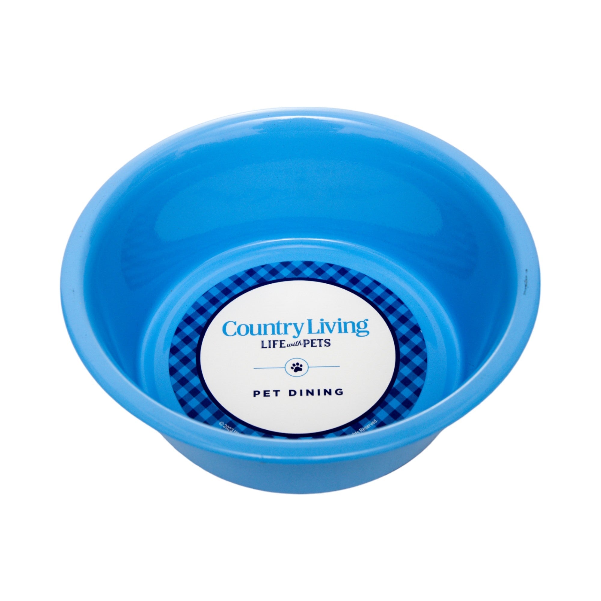 Country Living Set of 2 Coated Stainless Steel Heavy Dog Bowls - Ideal for Medium to Large Breeds by American Pet Supplies